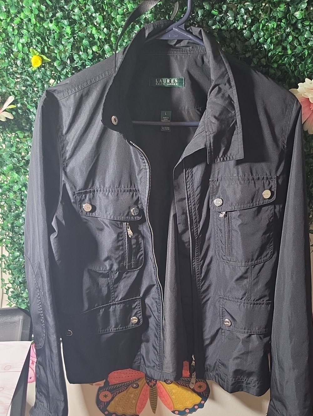 Lauren Ralph Lauren Black Utility Field Jacket
